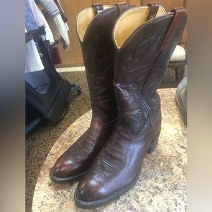 Durango Vintage Cowboy Boots, Men’s Size 10